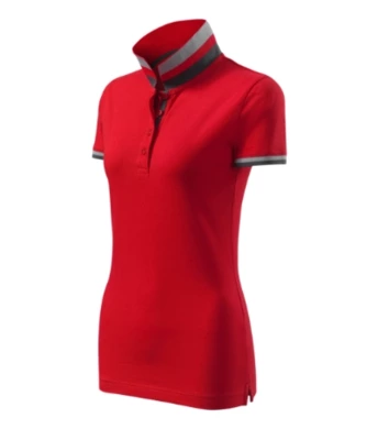 Polokošeľa dámska COLLAR UP (MALFINI) - formula red