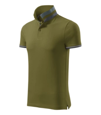 Polokošeľa pánska COLLAR UP (MALFINI) - avokádová zelená