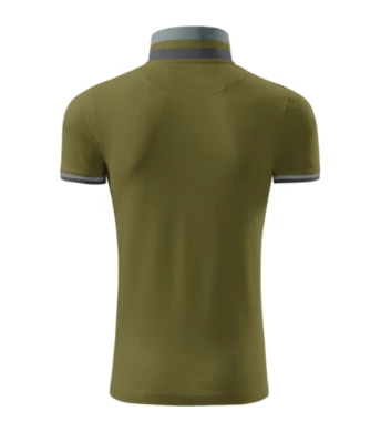 Polokošeľa pánska COLLAR UP (MALFINI) - avokádová zelená