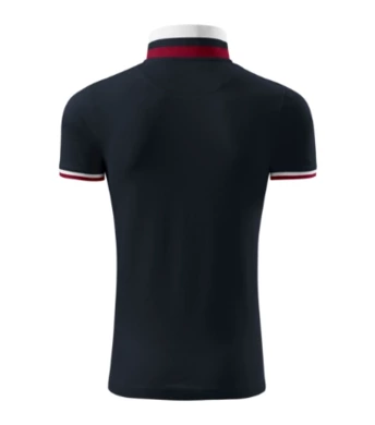 Polokošeľa pánska COLLAR UP (MALFINI) - dark navy