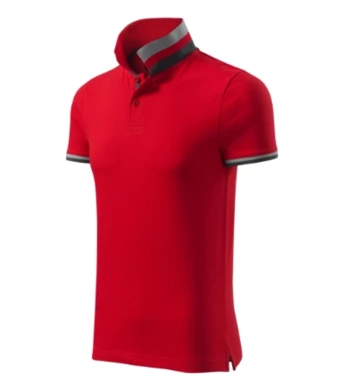 Polokošeľa pánska COLLAR UP (MALFINI) - formula red