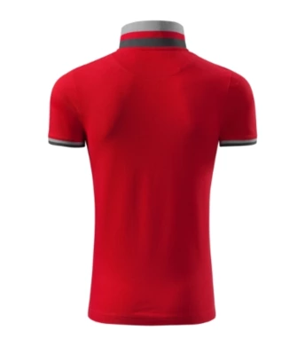 Polokošeľa pánska COLLAR UP (MALFINI) - formula red