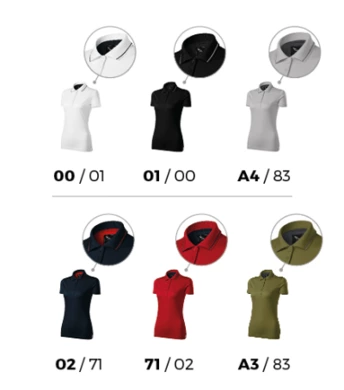 Polokošeľa dámska MALFINI - GRAND (tmavomodrá)