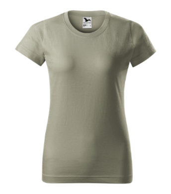 Tričko dámske BASIC - MALFINI - svetlá khaki