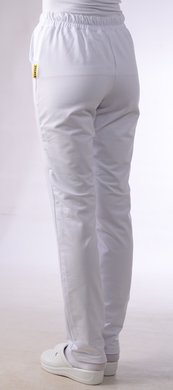 Tepláky Bortex 01 - biele -  VYROBENÉ NA SLOVENSKU