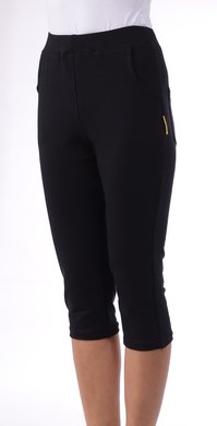 Tepláky Bortex 02 krátke - čierne - VYROBENÉ NA SLOVENSKU