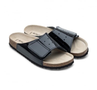 Šľapky Protetika -  pracovné  T56 - čierne lesklé