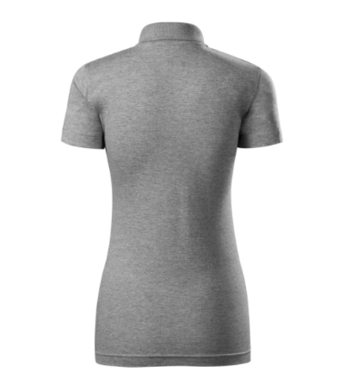 Polokošeľa dámska MALFINI - SINGLE J. (tmavosivý melír)