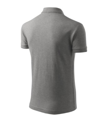 Polokošeľa pánska MALFINI - PIQUE POLO (tmavosivý melír)