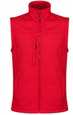 Softshellová vesta flux - červená