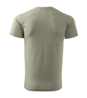 Pánske tričko BASIC - MALFINI - veľkosť 4XL (svetlá khaki)