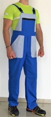 Súprava monterková pánska ELKA,farebná kombinácia (modro-sivá) - VYROBENÉ NA SLOVENSKU - AKCIA