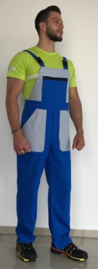 Súprava monterková pánska ELKA,farebná kombinácia (modro-sivá) - VYROBENÉ NA SLOVENSKU - AKCIA