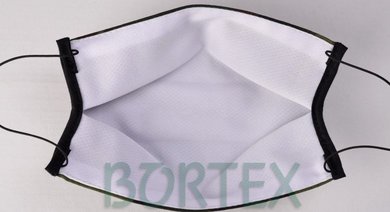 Rúško antibakteriálne na tvár-BORT,dvojvrstvové-1vrstva(100%bavlna), 1vrstva (100%polyester s iónmi striebra)-čierne 004 - VYROBENÉ NA SLOVENSKU