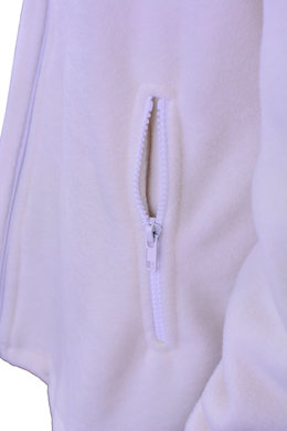 Mikina pracovná flisová POLAR  - biela - VYROBENÉ NA SLOVENSKU