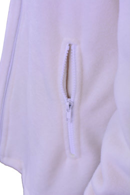 Mikina pracovná flisová POLAR (biela) VYROBENÉ NA SLOVENSKU