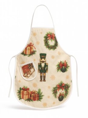 Detská bavlnená zástera - rôzne farebné prevedenia  - VYROBENÉ NA SLOVENSKU